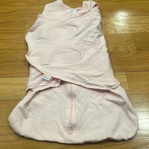Halo girls pink sleepsack swaddle size newborn birth to 3 months .